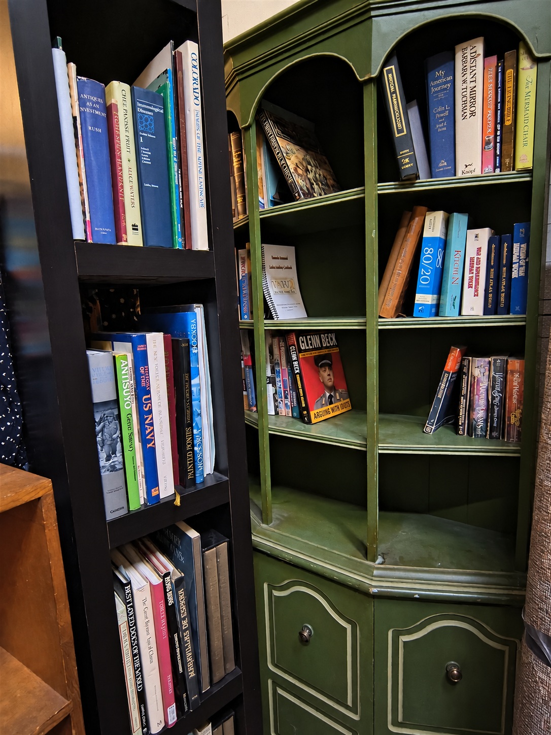 Bookcase selection
